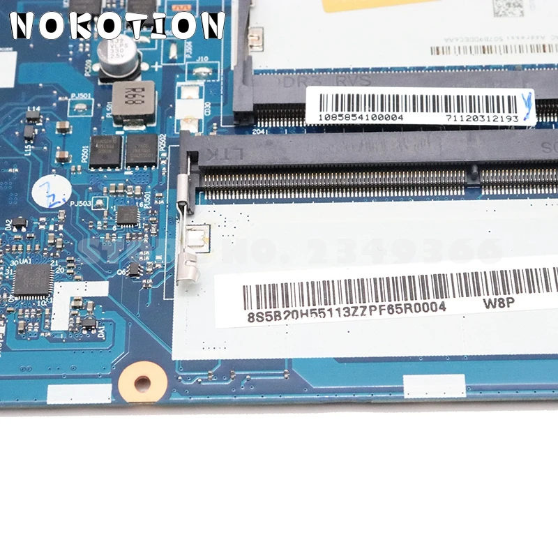 Low Price  NOKOTION  ACLU5 ACLU6 NM-A281 For Lenovo IdeaPad G50-45 15 Inch laptop motherboard 5B20H55113 A8-64