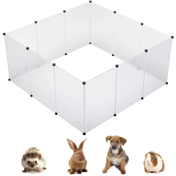 

50*70 Pet Playpen, Portable Large Plastic Yard Fence Small Animals, Puppy Kennel Crate Fence Tent, Large Size