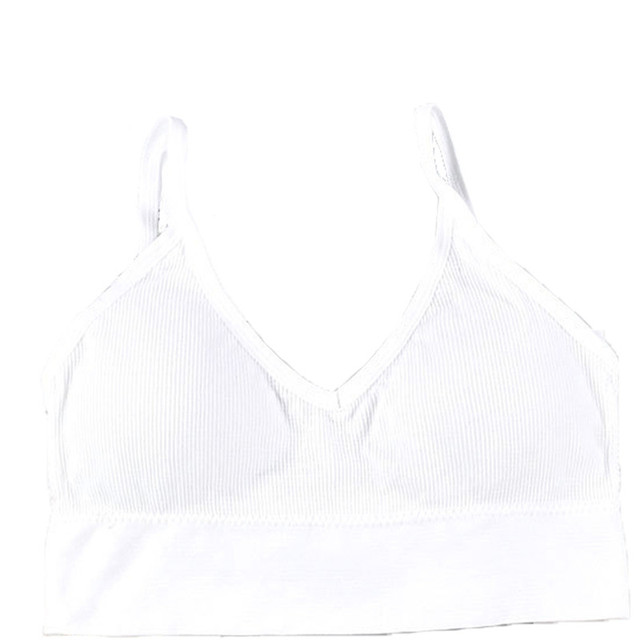 Soft Bra Simple Bralette Bra for Female No Steel Comfortable Nature Color Underwear Stretch Ladies Lingerie with Pads