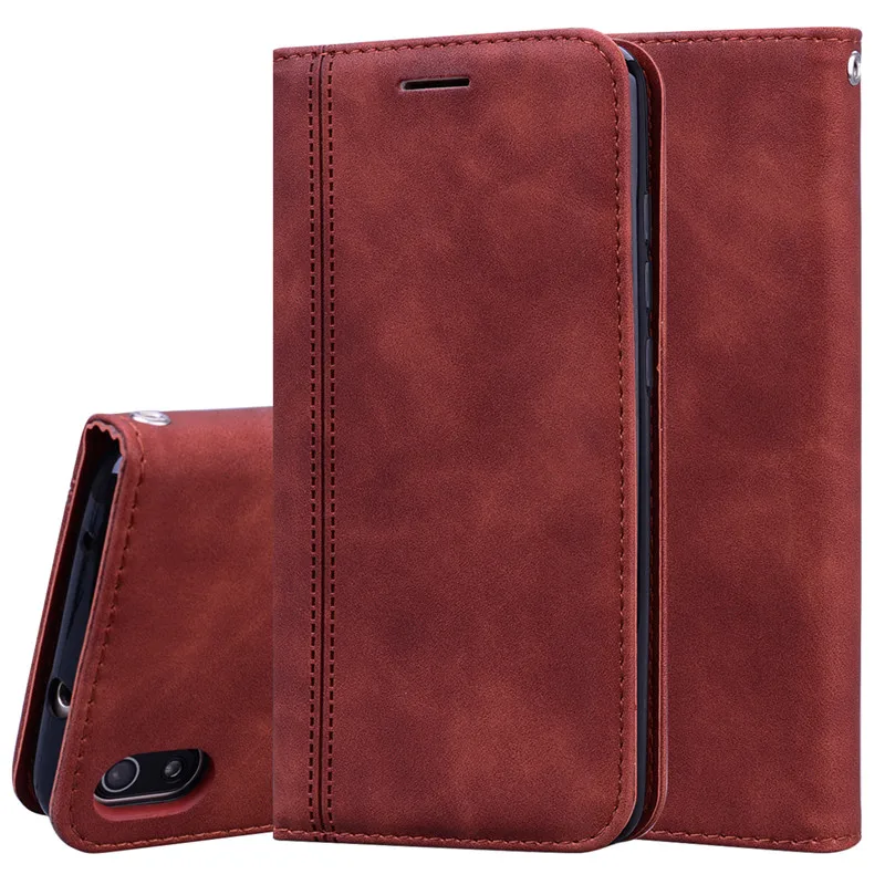 Redmi 7A Leather Wallet Flip Case For Xiaomi Redmi 7A Case Card Holder Magnetic Book Cover For Xiomi Redmi 7 7a 7 A Case Funda 4