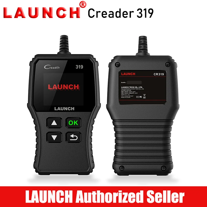 Launch Creader 319 OBD2 автомобильный сканер OBD Автомобильный диагностический инструмент русский код считыватель ODB2 OBDII OBD 2 ODB PK AD310 CR3001