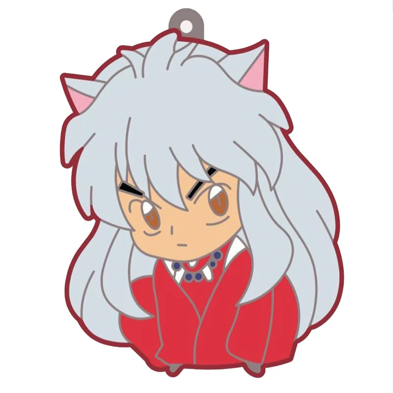 Inuyasha брелок ПВХ фигурный брелок милая игрушка брелок для ключей подарки на день рождения Аниме Новинка