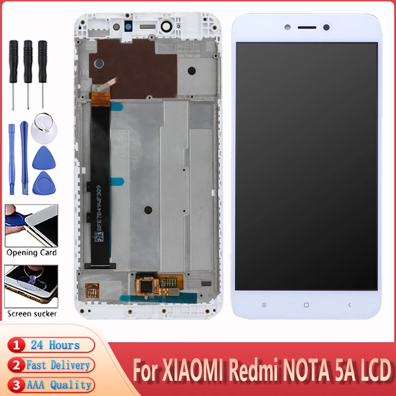 Дисплей для Xiaomi Redmi Note 5A ЖК-дисплей с рамкой сенсорный экран дисплей на в сборе