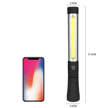 

180 Degree Free-Rotation USB Flashlight Work Light Multi-Function For COB XPG Emergency Repair Camping Light​