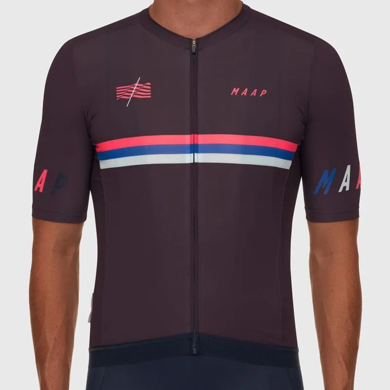 6 Team Maap pro racing одежда Лето короткий рукав Велоспорт Джерси MTB дорожный велосипед езда Рубашка Abbigliamento da bicicletta - Цвет: 6
