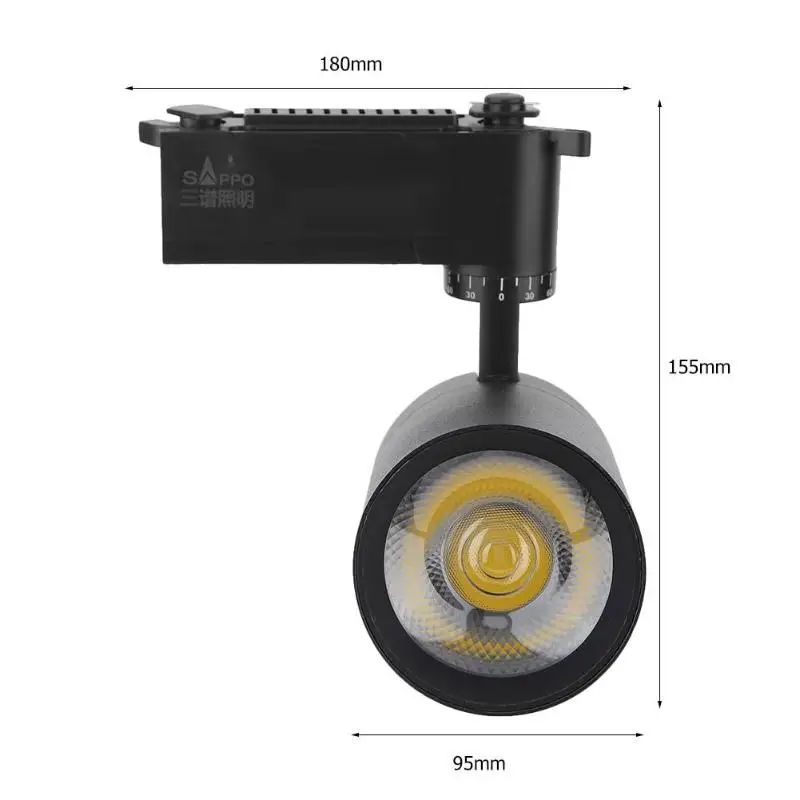 30w B COB 10 Вт 20 Вт 30 Вт Светодиодный фонарь Регулируемый алюминиевый офисный прожектор AC 220 В потолочный светильник - Испускаемый цвет: 30w B