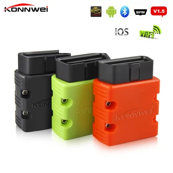 

Newest ELM327 V1.5 OBD2 Scanner Auto scanner PIC18F25K80 ICar2 KONNWEI Bluetooth ELM 327 wifi Car Diagnostic Tool EML327 OBD 2