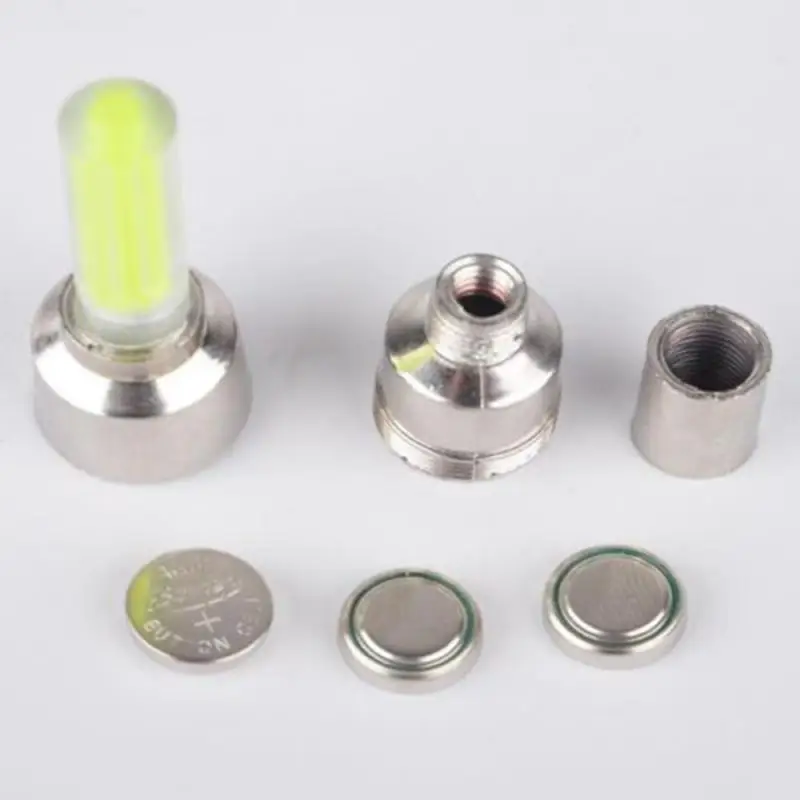 2pcs Cycling Bicycle Wheel Lamp Bike Lights Accessories Bike Bicycle Car Motor Wheel Tire Valve Cap LED Neon Flash Lamp Light