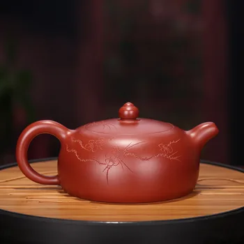 

Undressed ore dahongpao teapot plum blossom zisha kung fu kettle