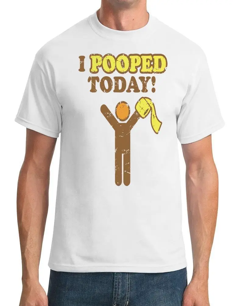 I poped Today-забавная Мужская футболка | одежда