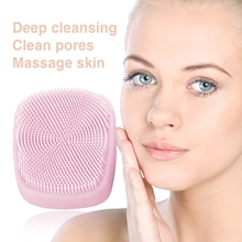 Уход за кожей лица очищающая щетка Cepillo щетка для чистки лица Электрический очищающее средство для лица, щетка для мытья волос, escova de limpeza лица VIPdrop