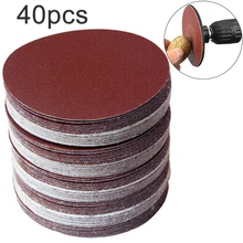 Disques abrasifs pour ponceuse, 40 pièces/ensemble, 75mm 80mm, 320/400/600 /800/1000/1200/1500/2000 grain
