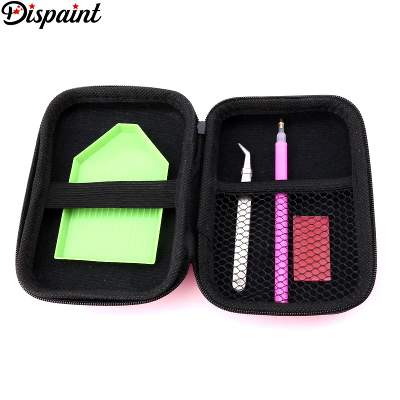 Dispaint 5D DIY Алмазная картина сумка для инструментов аксессуары Алмазная вышивка наборы крестиков сумка для хранения вещей Органайзер чехол