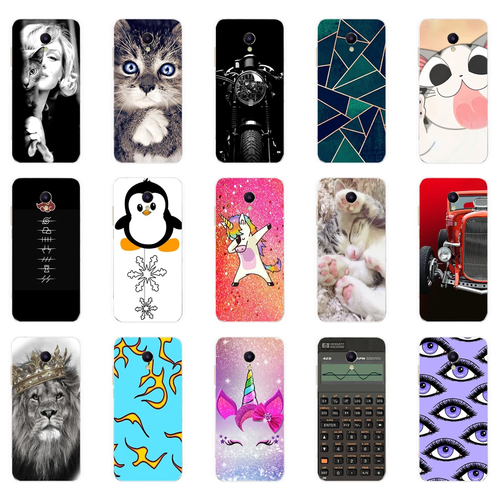 For Meizu M5C Case Silicon Soft TPU Phone Cover for M5S M 5 S Coque Bumper full 360 Protective fundas cute cat dog 7 | Мобильные