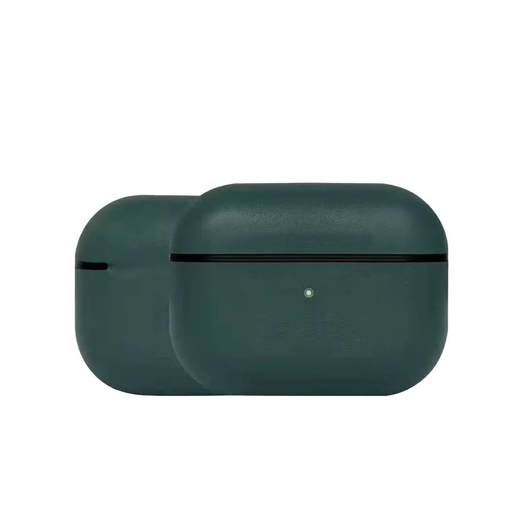 GN Ouhaobin чехол для наушников s для AirPods Pro кожаные наушники защитный чехол кожный чехол Аксессуары для AirPods Pro Наушники - Цвет: GN