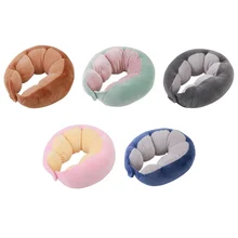 Мягкие u-образные подушки для шеи с эффектом памяти, мягкие медленные подушки для здоровья, подушка для автомобильных путешествий