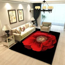 Скандинавские хрустальные бархатные 3D принтованные ковры для гостиной, спальни, коврики для дома, ретро нескользящий напольный коврик, современный простой ковер