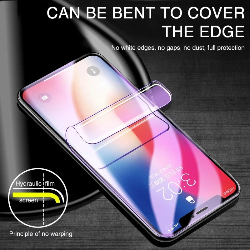 3D Full Cover Hydrogel Film On Screen Protector For iPhone 7 8 6 Plus For Apple iPhone X XR XS MAX 11 12 13 Pro Mini 2020 mobile tempered glass