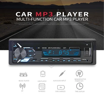 カーラジオの Fm Autoradio Bluetooth マルチメディア MP3 プレーヤーカーステレオ 12 12v オートオーディオラジオリモートコントロール音楽プレーヤー FM bluetooth