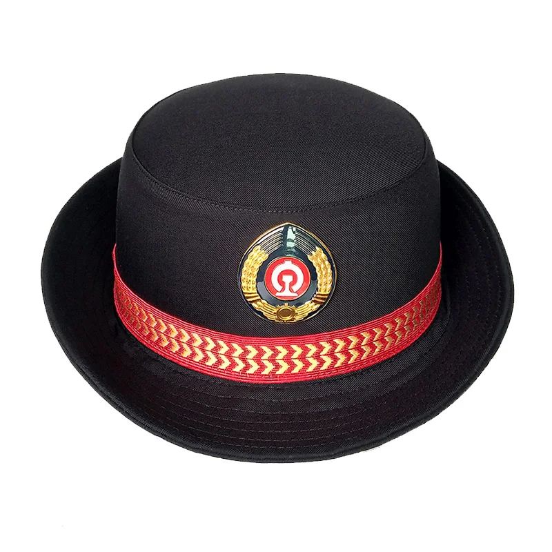 Железнодорожная Женская Рабочая кепка темно-синего цвета, тренерские шляпы для стюардесса, Женская Повседневная Новая Винтажная Кепка-котелок - Цвет: Navy Blue