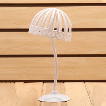 

Solid Plastic Baby Cap Dome Stand Storage Rack Wigs Display With Base Home Hat Holder Organizer Shelf Shop Multifuctional