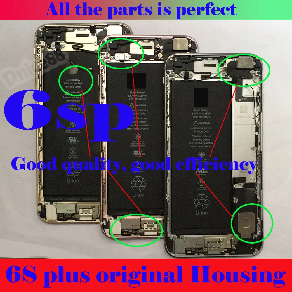 

For 6SP housing,for 6sp back cover,including rear camera,bell,every accessories.