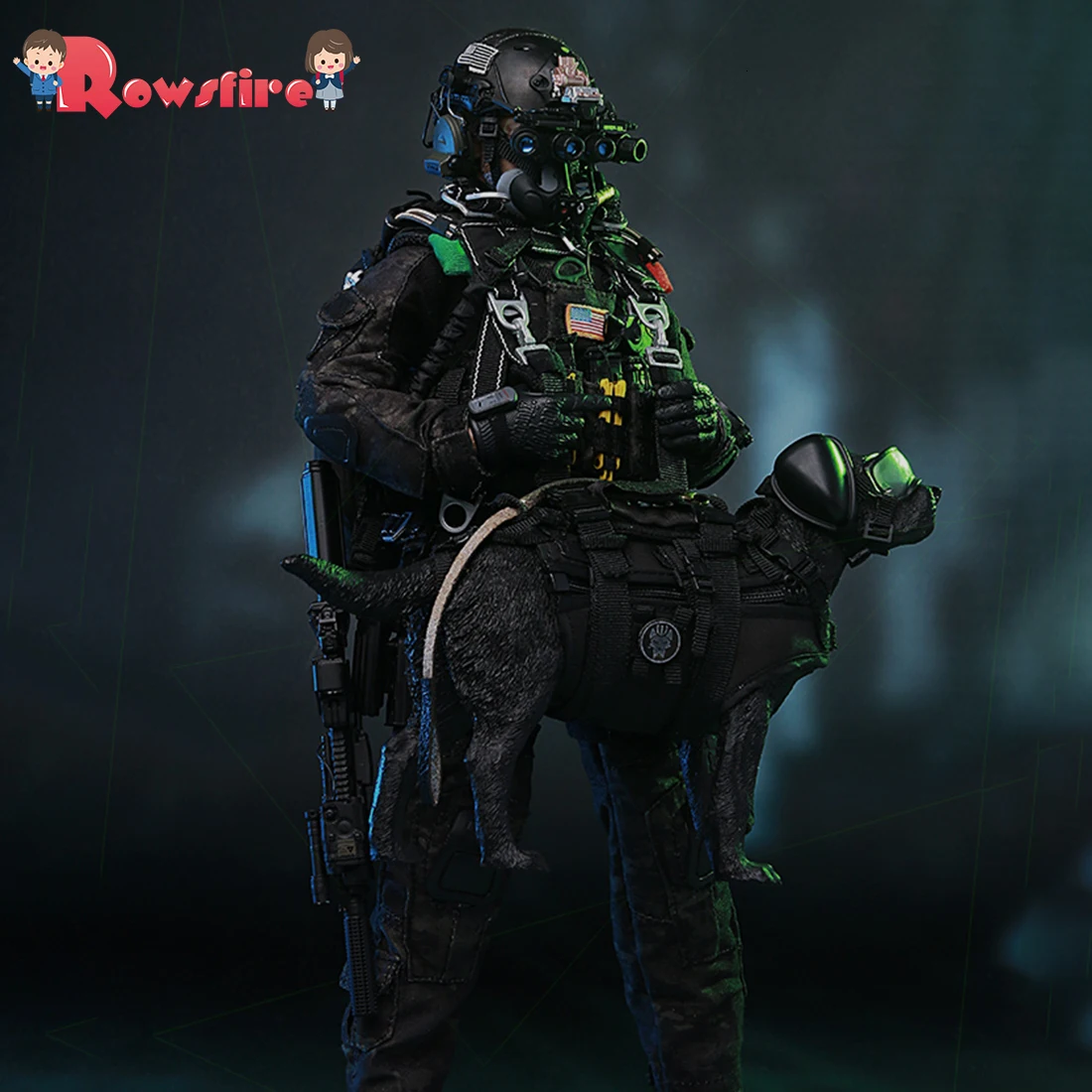 

1/6 30cm Soldier Model Suit Realistic Headsculpt DIY Handmade American Navy Seals