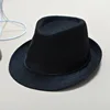 New Fashion Retro Men Fedoras Top Jazz Felt Wide Brim Hat Vintage Couple Cap Winter Chapeau Summer Bowler Hats Cap Outdoor ► Photo 2/6