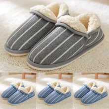 Домашние тапочки для мужчин; теплые тапочки из пеноматериала; износостойкие зимние мужские тапочки; короткие плюшевые Разноцветные удобные меховые тапочки для мужчин