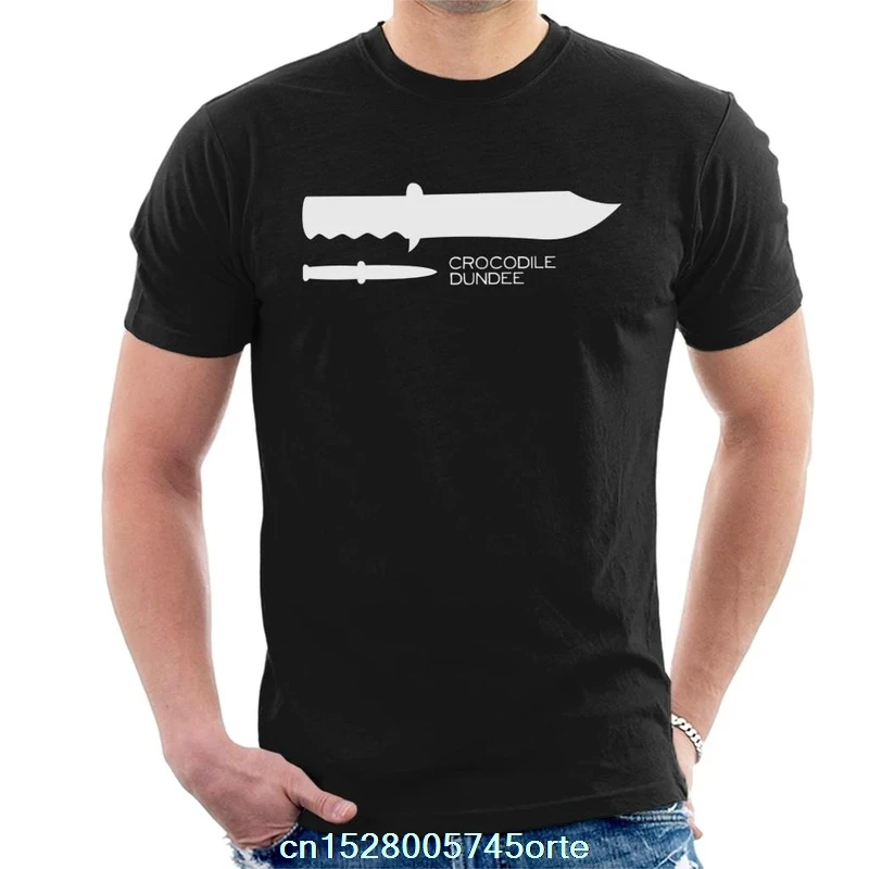 С принтом camiseta крокодил Данди Минимальный Мужская футболка 100% хлопок женская |
