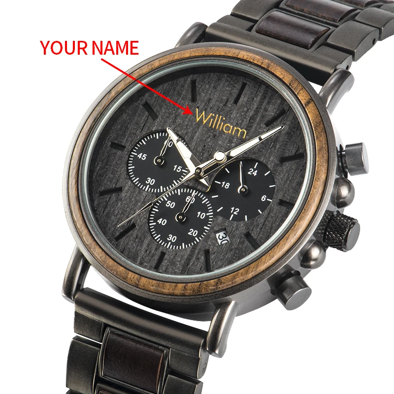 

Мужские наручные часы BOBO BIRD, персонализированные кварцевые деревянные наручные часы на день рождения, подарок OEM, Прямая поставка
