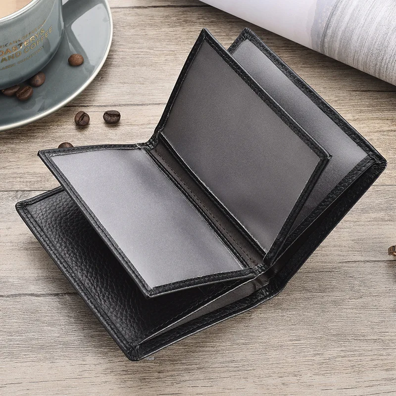 

New Style Full-grain Leather Double Hinge Driving License Multi-functional Wallet Vehicle Licens Leather Case