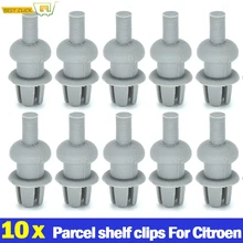 10pc pacote prateleira cabo clipes para citroen saxo c2 c3 xsara picasso ds3 xm montagem bota tronco traseiro cinta corda gancho de montagem