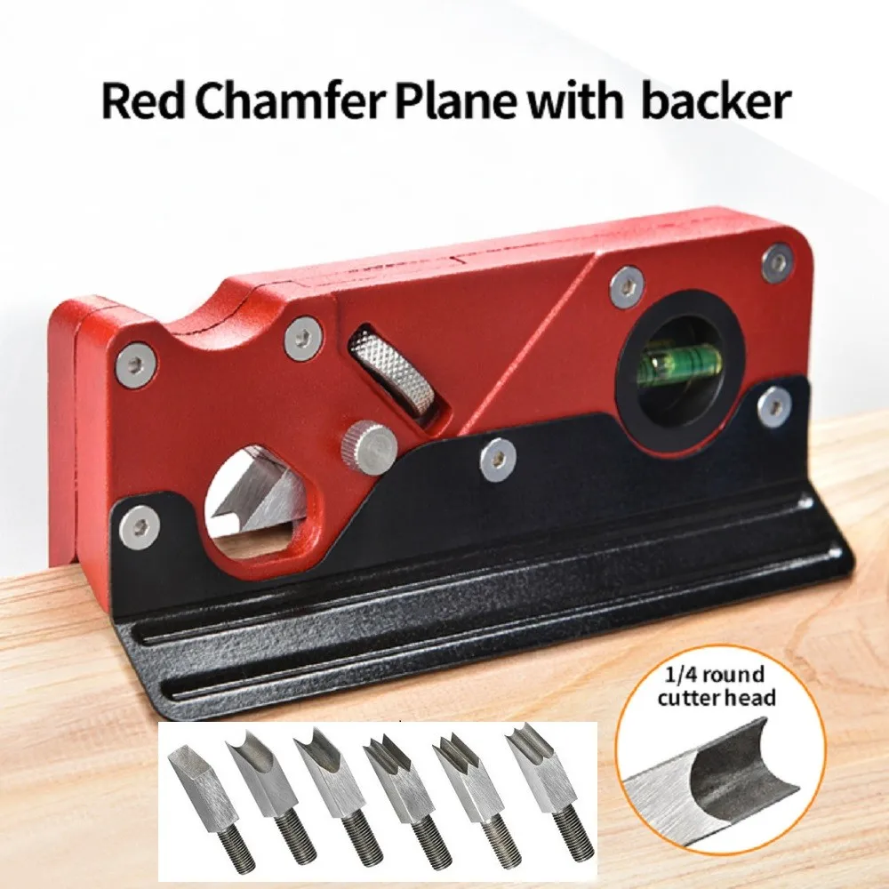 Woodworking Blade Chamfer Hand Planer With Backer Edge Corner Plane Manual Planer Chamfering And Trimming Accessories woodworking hand tools,wood trimming tool