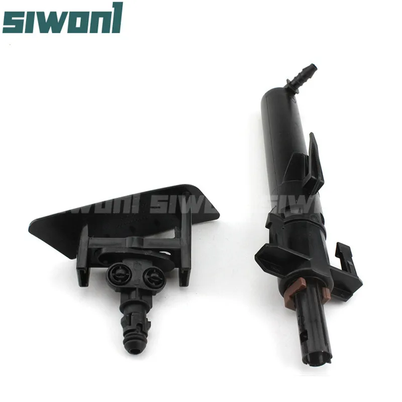 Left side Headlight Cleaning Washer Nozzle Pump with cover For Peugeot