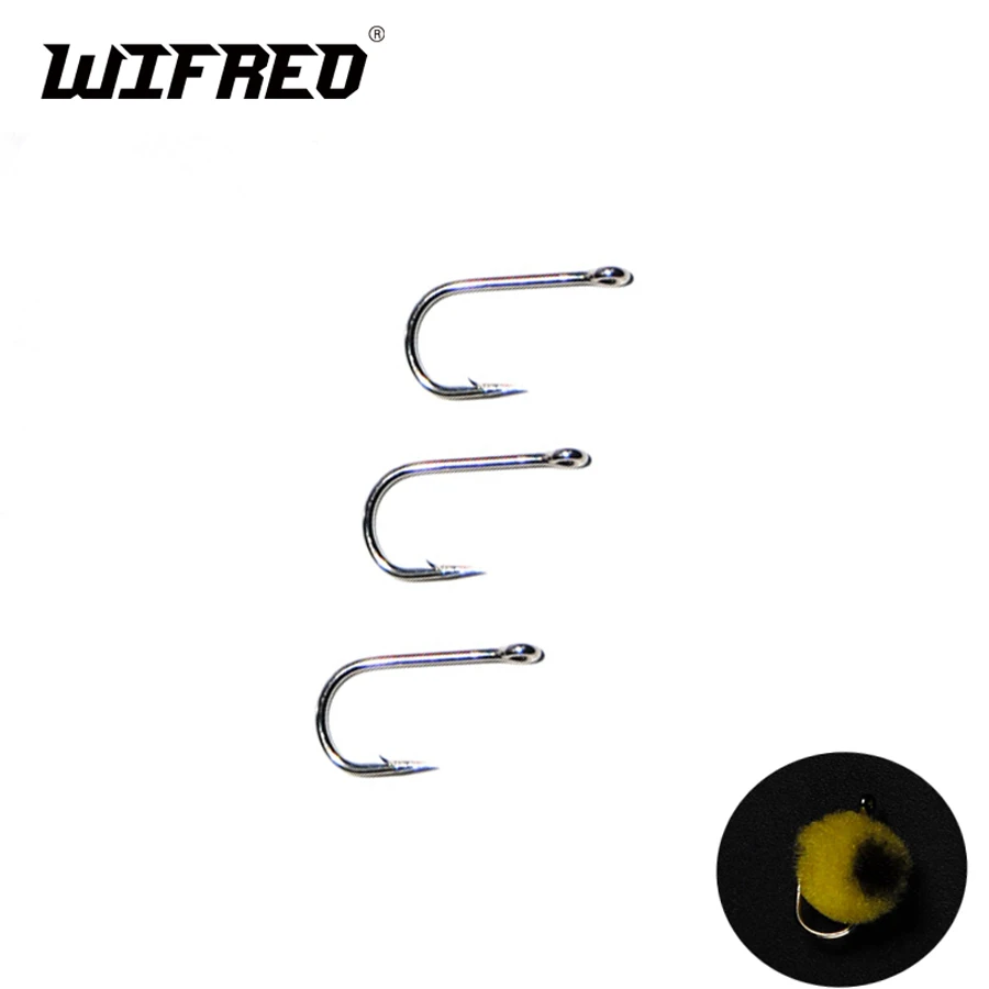 Wifreo 50pcs 12 Egg Hooks For Egg Fly Tying Glo Bugs Tying Hooks