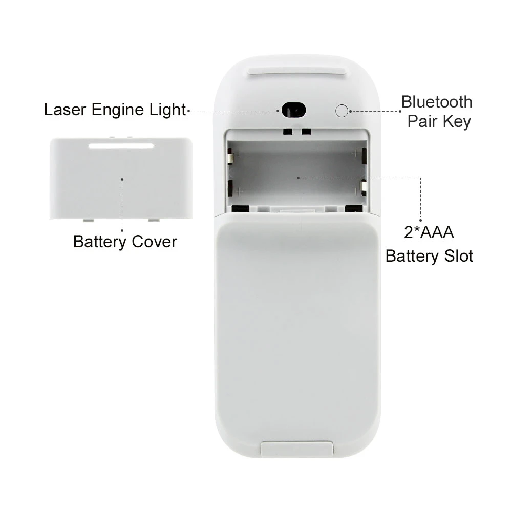 CHYI Silent Bluetooth 4.0 Mouse with Bag Беспроводная мышь Arc Touch Ультратонкая игровая складная для
