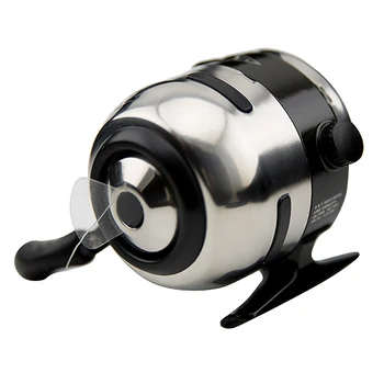 

HOT-Mini Spincast Reel Wheel Catapult Hunting Stainless Steel Fishing Reel for Fishing Tool