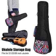 Миниатюрная гитара укулеле сумка 21/23/26 дюймов Портативный инструмент мягкий Гиг сумка для переноски концерт для переноски Чехол гитарная крышка Запчасти аксессуары для миниатюрная гитара укулеле