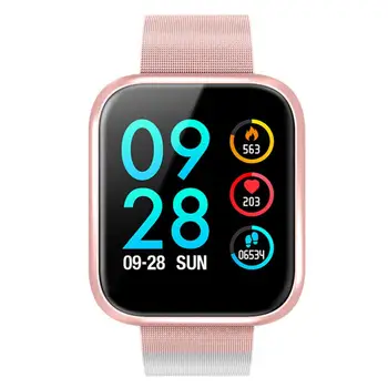 

Smart Watch IP68 Waterproof Fitness Tracker Bracelet Blood Pressure Heart Rate Monitor For Android Ios Phone PK P68