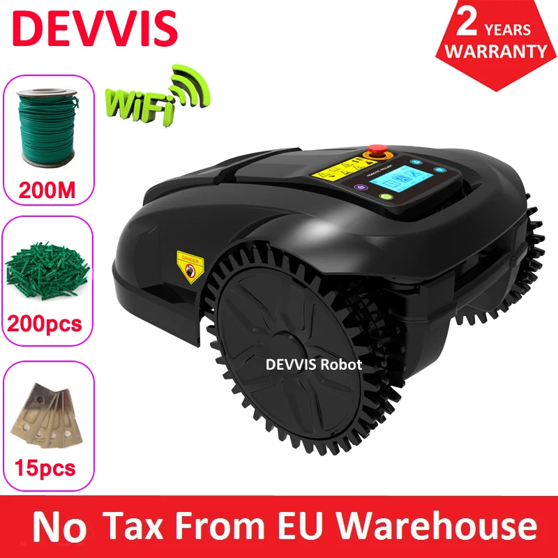 Большая рекламная умная робот газонокосилка E1800T садовая газонокосилка с 200 м проволокой + 200 шт колышки + 15 шт лезвия, функция Subarea Большая рекламная умная робот газонокосилка E1800T садовая газонокосилка с 200 м проволокой + 200 шт колышки + 15 шт лезвия, функция Subarea
