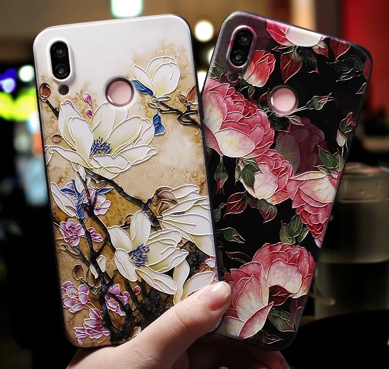 Чехлы с цветочным рисунком для телефонов Xiaomi Mi 6 8 9 10 Pro A1 чехол Redmi Note 7 мягкий ТПУ