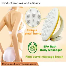 

Soft Anti Cellulite Massage Brush Body Slimming Massage Brush Spa Bath Exfoliat Massager Body Brush Cellulite Reduction Useful
