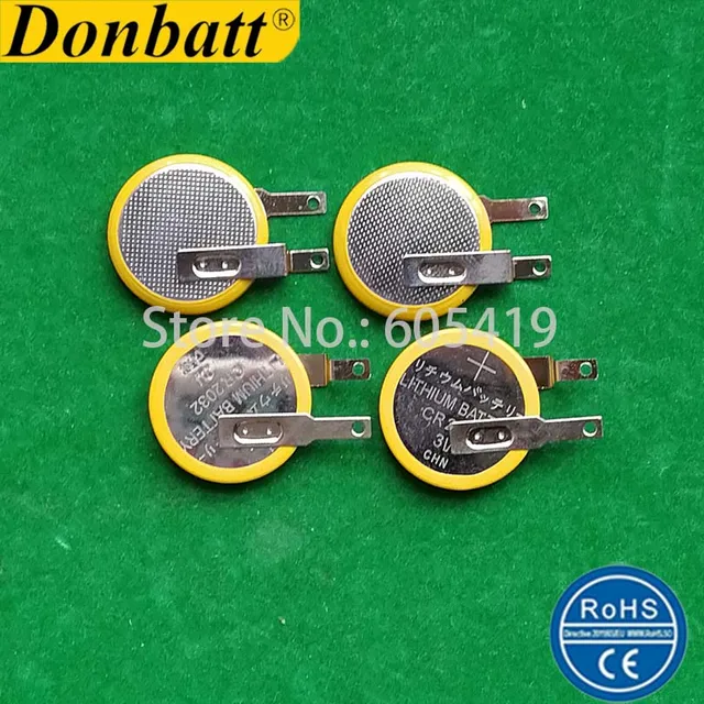 Pied À Souder Cr2032, 5 Pièces/lot, Batterie À Souder, Pièces De Monnaie,  Piles 210mah, Bouton 3v 2032, Usine - Bouton Piles - AliExpress