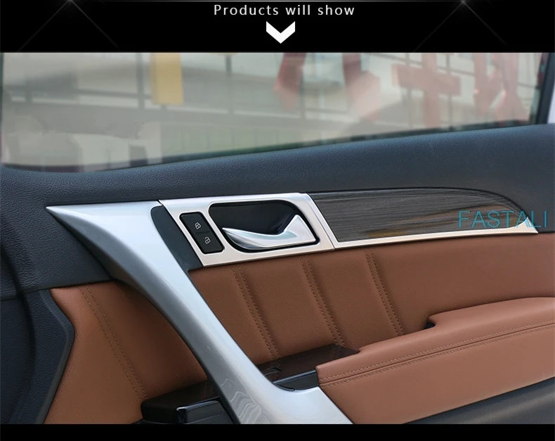 Для Haval H9- двери автомобиля внутри ручки рама двери дверь чаша из нержавеющей стали декоративная наклейка авто аксессуары