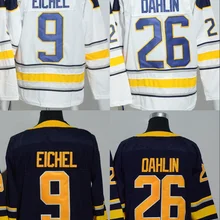 A+++ Качественная мужская футболка для взрослых#9 Jack Eichel#26 Rasmus Dahlin Buffalo