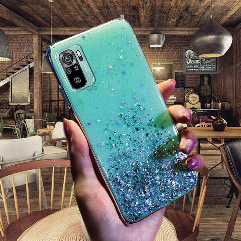 Glitter Phone Case For Xiaomi Redmi Note Sparkly Protective Cover_voghion.com