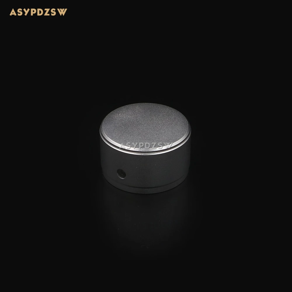 

1 шт., полностью из алюминия, матовое серебро 38*22 Мощность усилитель твердая вращаемая Кнопка потенциометра громкости