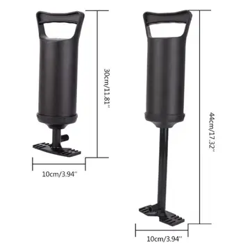 

2020 12-inch Two-way Manual Air Pump Portable Push-pull Inflator Kayak Airbed Boat Balloon Inflation Tools
