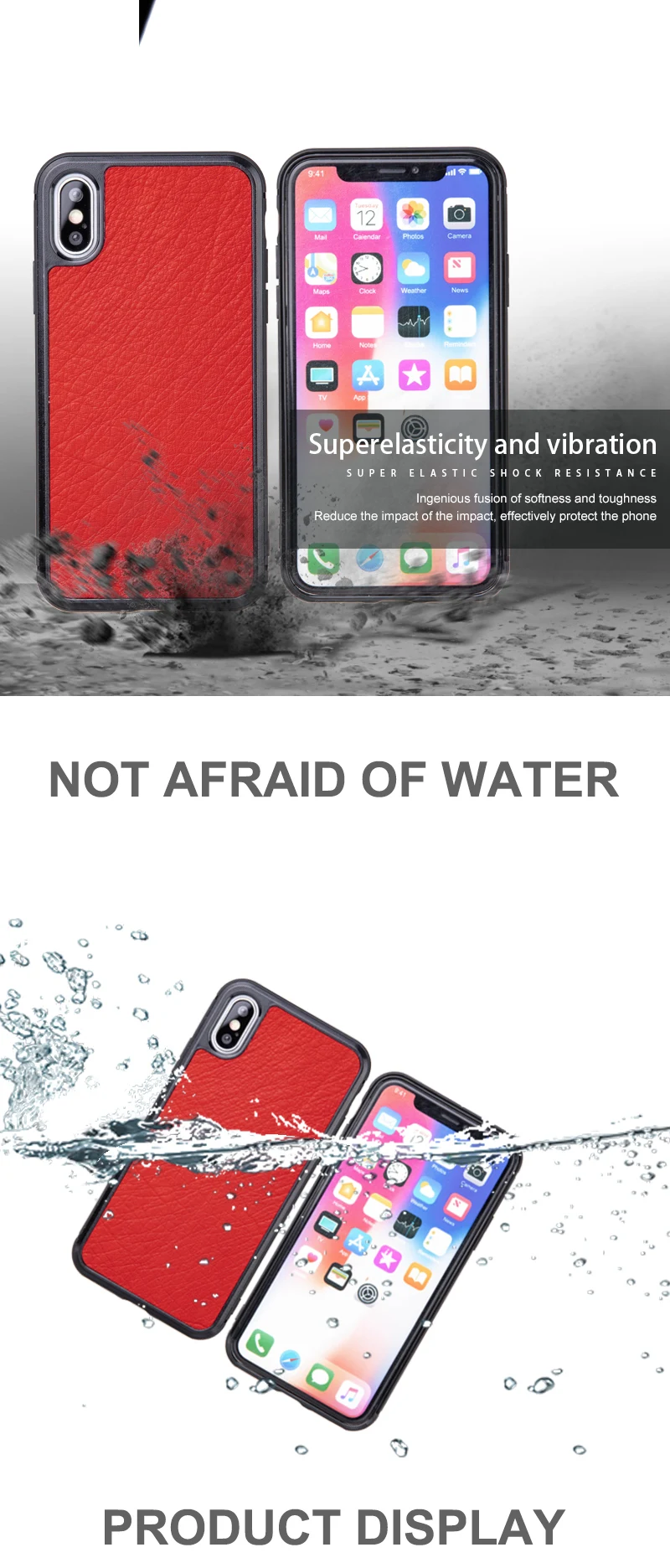 Запеченный страусиной кожи чехол для телефона для IPhone X XS Max XR для Apple 5 5S SE 6 6S 7 8 Plus защитный чехол для телефона без зерна